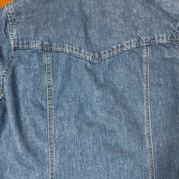Guess Denim Long-Sleeve Blouse, S - Picture 8 of 8